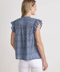 Adare Pintuck Top