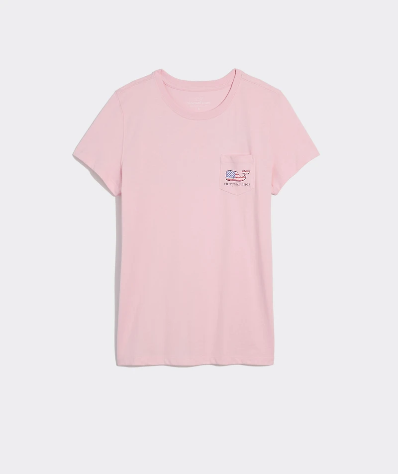 Flag Whale Short-Sleeve Pocket Tee