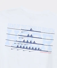 Head Of The Charles® Rower Stack Long-Sleeve Pocket Tee