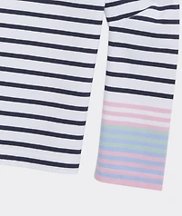 Girls' Jersey Boatneck Long-Sleeve Tee