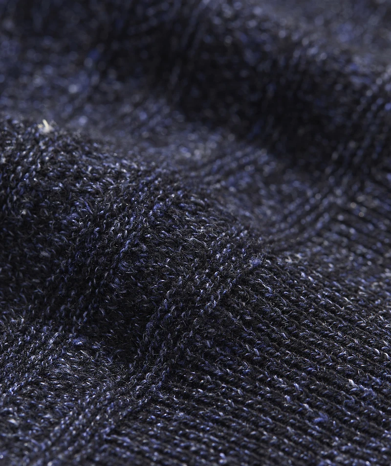 Linen Blend Sweater Polo