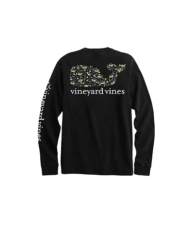 OUTLET Girls' Frankenstein Whale Long-Sleeve Pocket Tee
