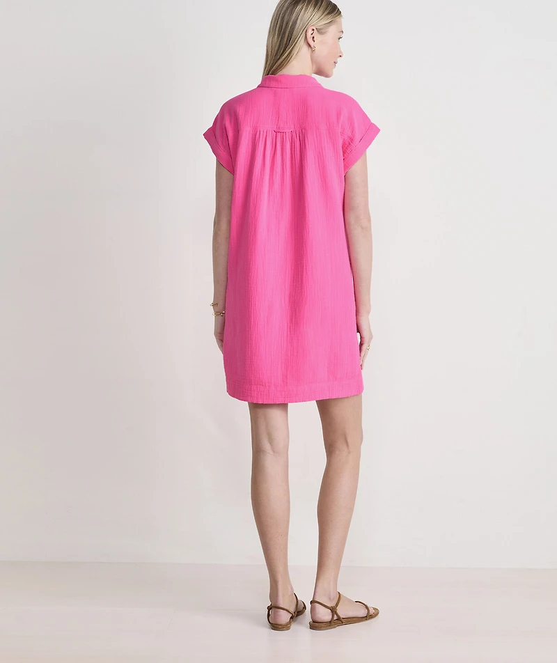 Margo Double Gauze Shirtdress