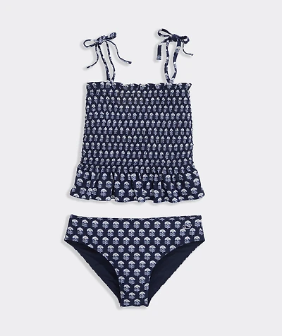 Girls' Smocked Tankini