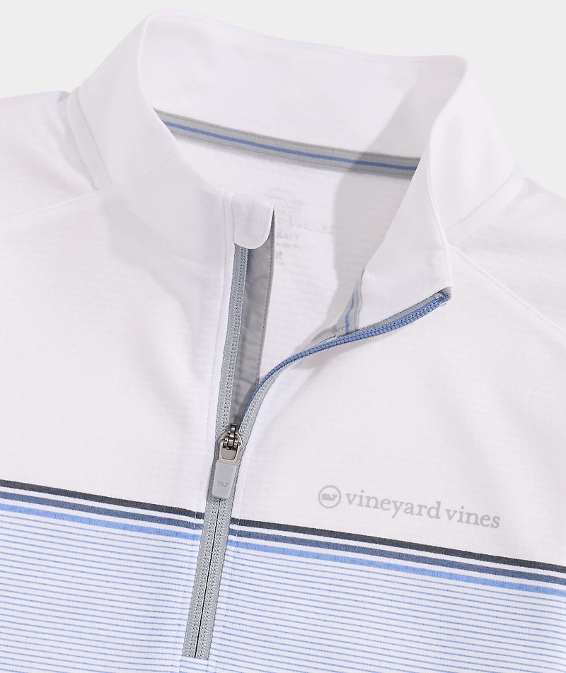 Boys' Striped Sankaty Quarter-Zip