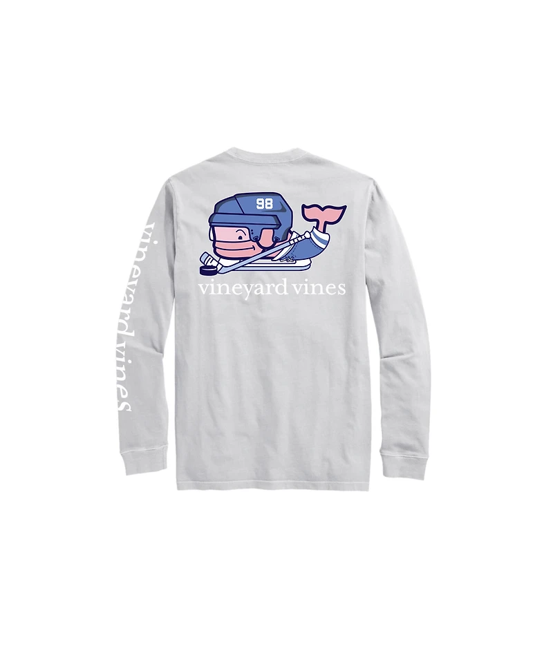 OUTLET Hockey Whale Long-Sleeve Pocket Tee