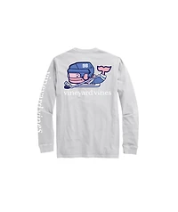 OUTLET Hockey Whale Long-Sleeve Pocket Tee