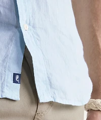 Surfside Solid Linen Short-Sleeve Shirt