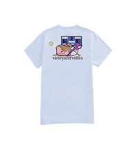 OUTLET Women's Softball Player Whale Short-Sleeve Pocket Tee