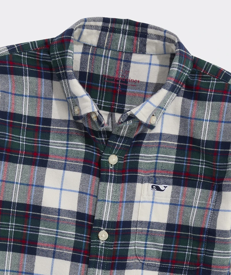 Boys' Birch Plaid Vineyard Flannel Shirt