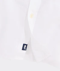 Ash Stripe Cotton Madras Short-Sleeve Shirt