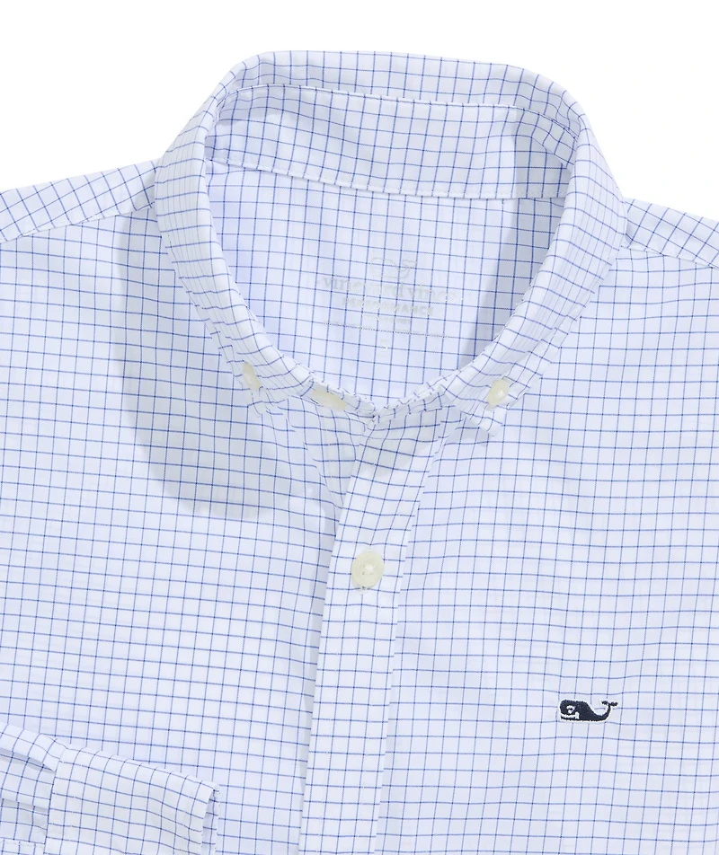 OUTLET Boys' Performance Nylon Check Shirt