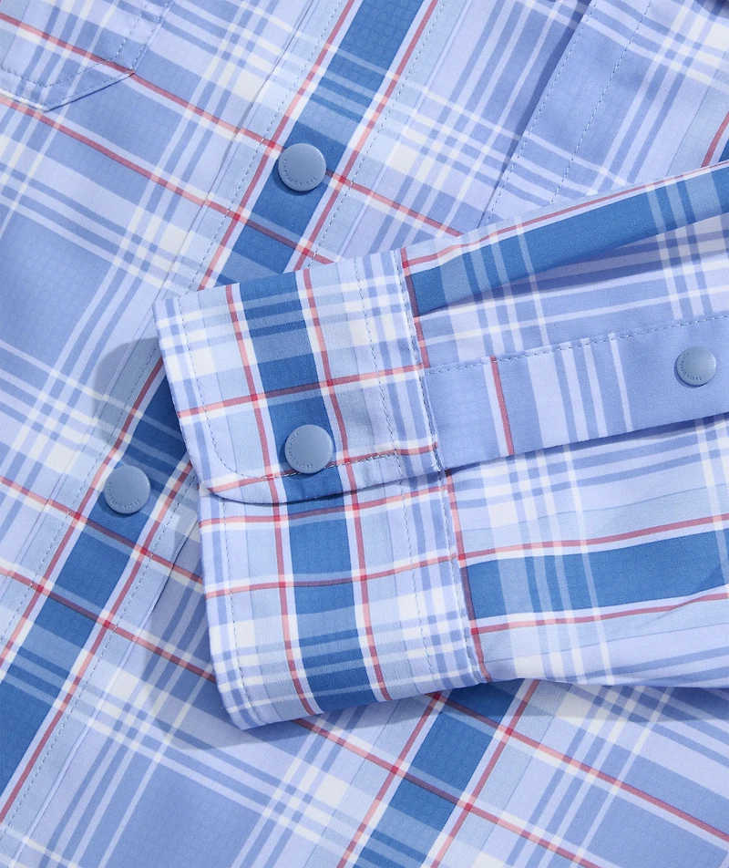 Sailfish Plaid Performance Harbor Shirt