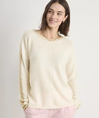 Seaspun Cashmere Colorblock Crewneck Sweater