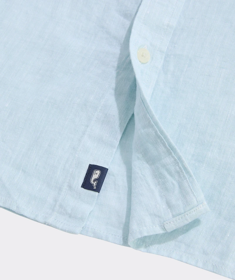 Surfside Solid Linen Shirt