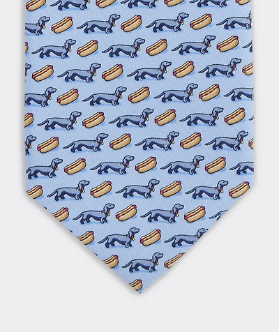 Classic Hot Dog Silk Tie