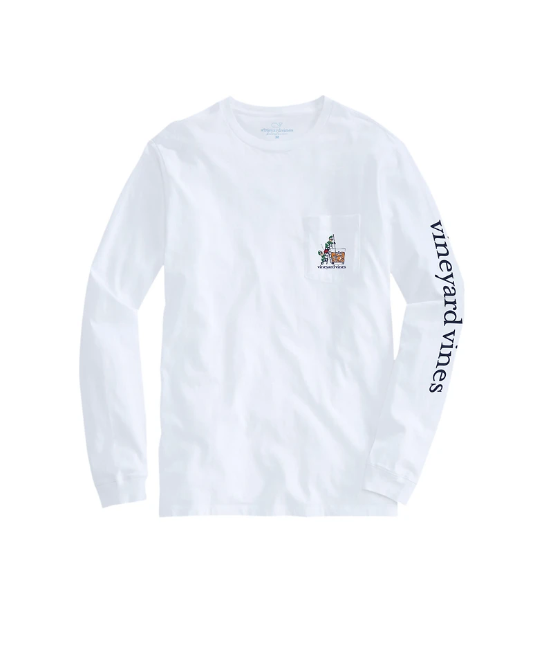 OUTLET Cocktail Elves Long-Sleeve Pocket Tee