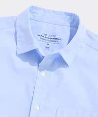 Breakwater Solid Performance Cotton Short-Sleeve Shirt