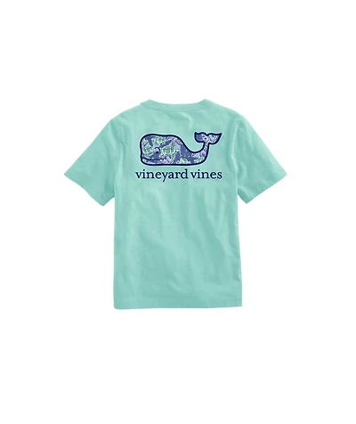 OUTLET Kids' Turtles & Starfish Whale Short-Sleeve Pocket Tee