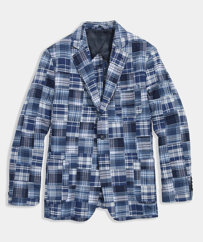 Indigo Patchwork Blazer