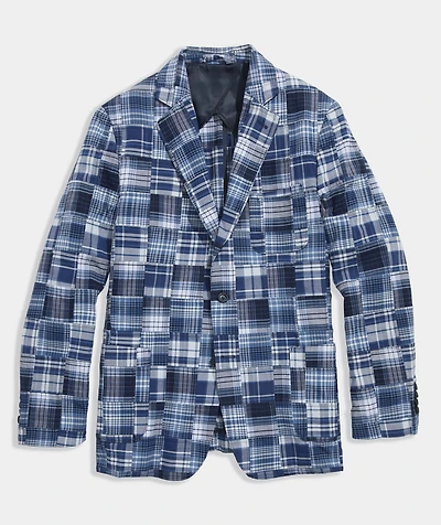 Indigo Patchwork Blazer