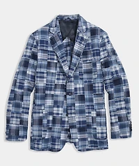 Indigo Patchwork Blazer
