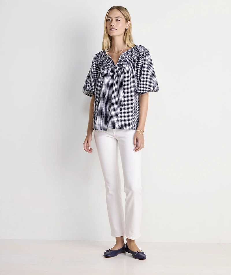 Devin Smocked Top