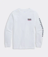 Boys' Winter Pups Logo Box Long-Sleeve Tee