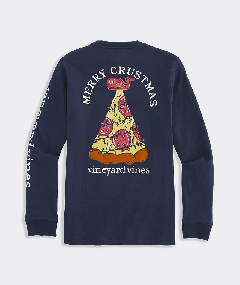 Boys' Merry CRUSTmas Long-Sleeve Pocket Tee