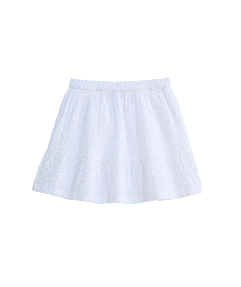 OUTLET Girls' Eyelet Skirt