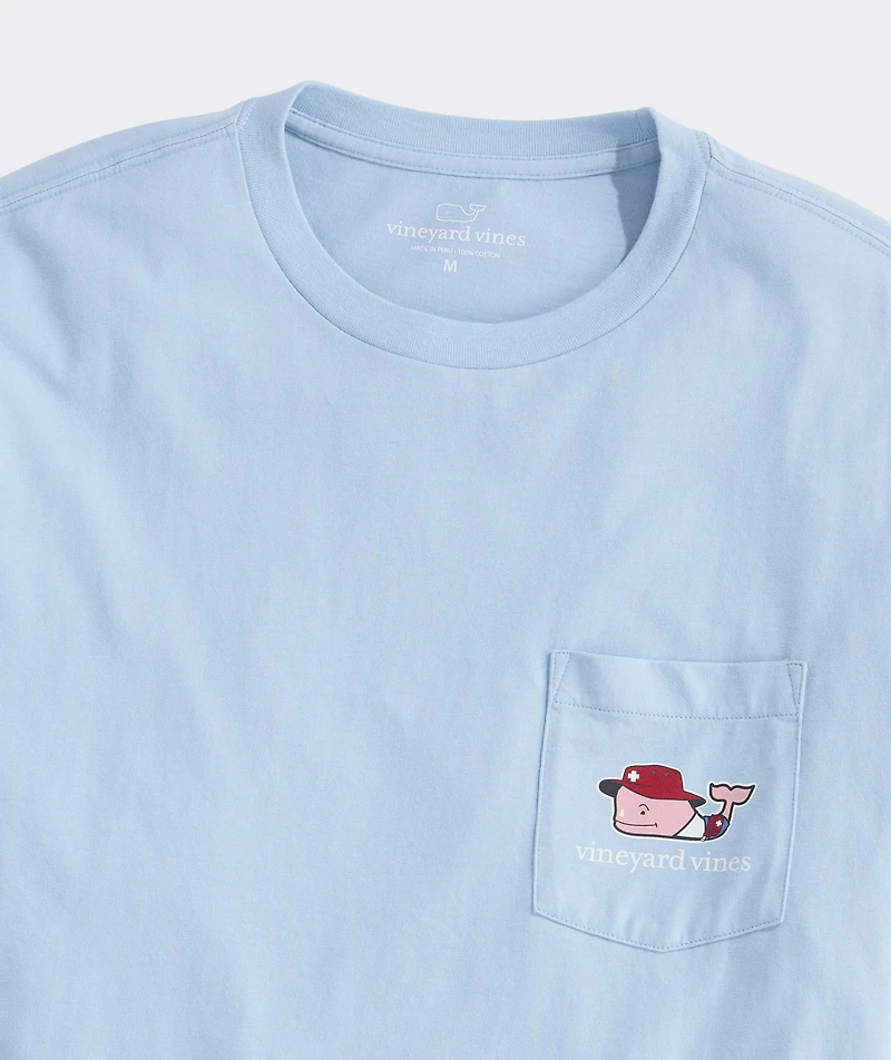Lifeguard Whale Short-Sleeve Pocket Tee