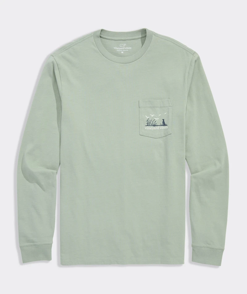 Marsh Dog Long-Sleeve Pocket Tee