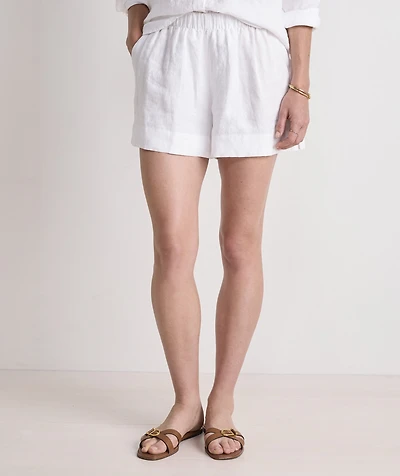 Linen Pull-On Shorts