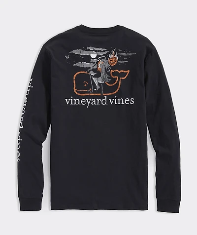 Headless Horseman Whale Long-Sleeve Pocket Tee