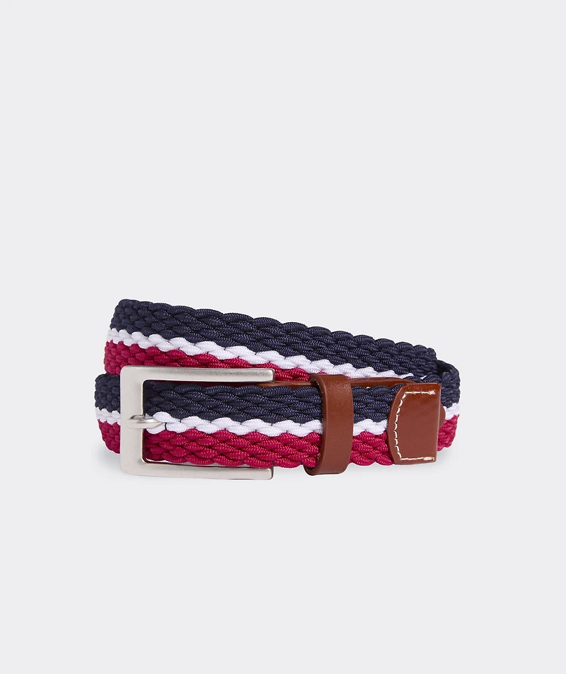 Boys' Striped Bungee Belt