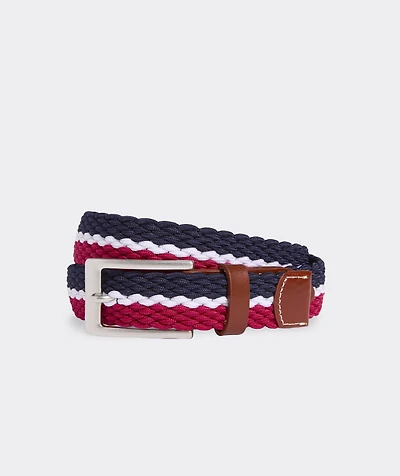 Boys' Striped Bungee Belt