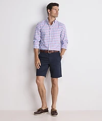 Road Town Tattersall Performance Cotton Shirt