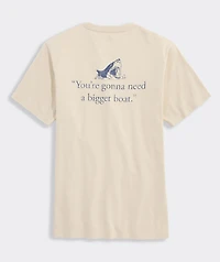 JAWS x vineyard vines Bigger Boat Short-Sleeve Pocket Tee