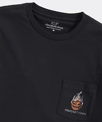 Headless Horseman Whale Long-Sleeve Pocket Tee