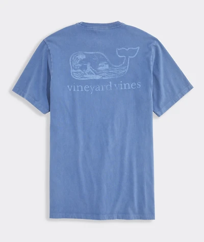 Drift Dye Surfer Whale Short-Sleeve Pocket Tee