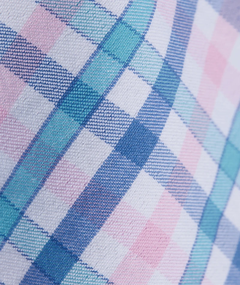 Road Town Tattersall Performance Cotton Shirt