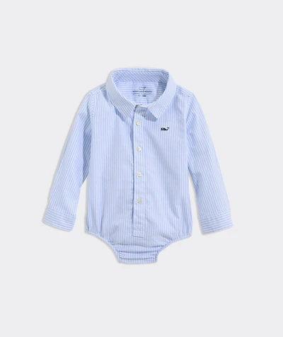 Baby Boy Oxford Bodysuit