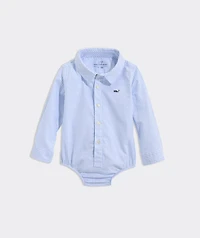 Baby Boy Oxford Bodysuit