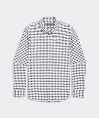 Boys' Quidnet Tattersall Performance Cotton Shirt