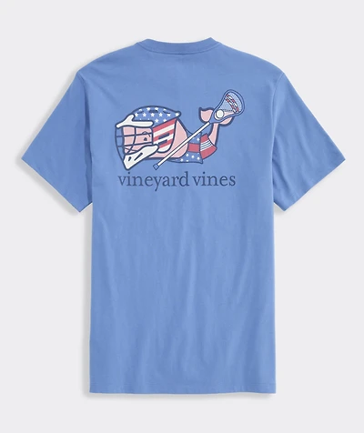 USA Lax Whale Short-Sleeve Pocket Tee