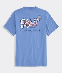 USA Lax Whale Short-Sleeve Pocket Tee