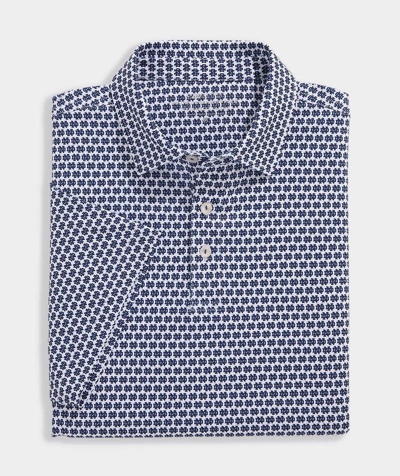 University of Notre Dame Men's Printed Sankaty Polo