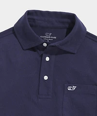 Boys' Long-Sleeve Surf Polo