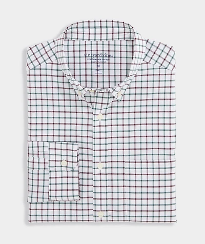 Quidnet Tattersall Performance Cotton Shirt