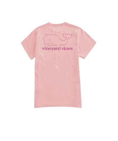 OUTLET Women's Two Tone Vintage Whale Short-Sleeve Pocket Tee